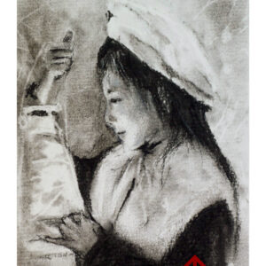 charcoal portrait