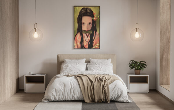 digital wall Art anime "Nezuko"